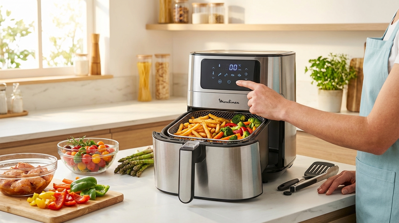 découvrez comment choisir et utiliser un air fryer moulinex pour préparer facilement des repas sains et rapides, alliant saveur et gain de temps en cuisine.