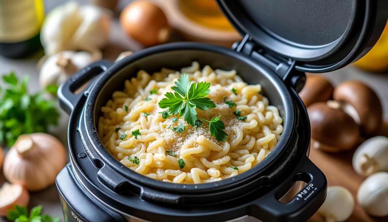 découvrez nos astuces pour préparer un risotto cookeo savoureux et rapide, parfait pour un repas gourmand sans perdre de temps.