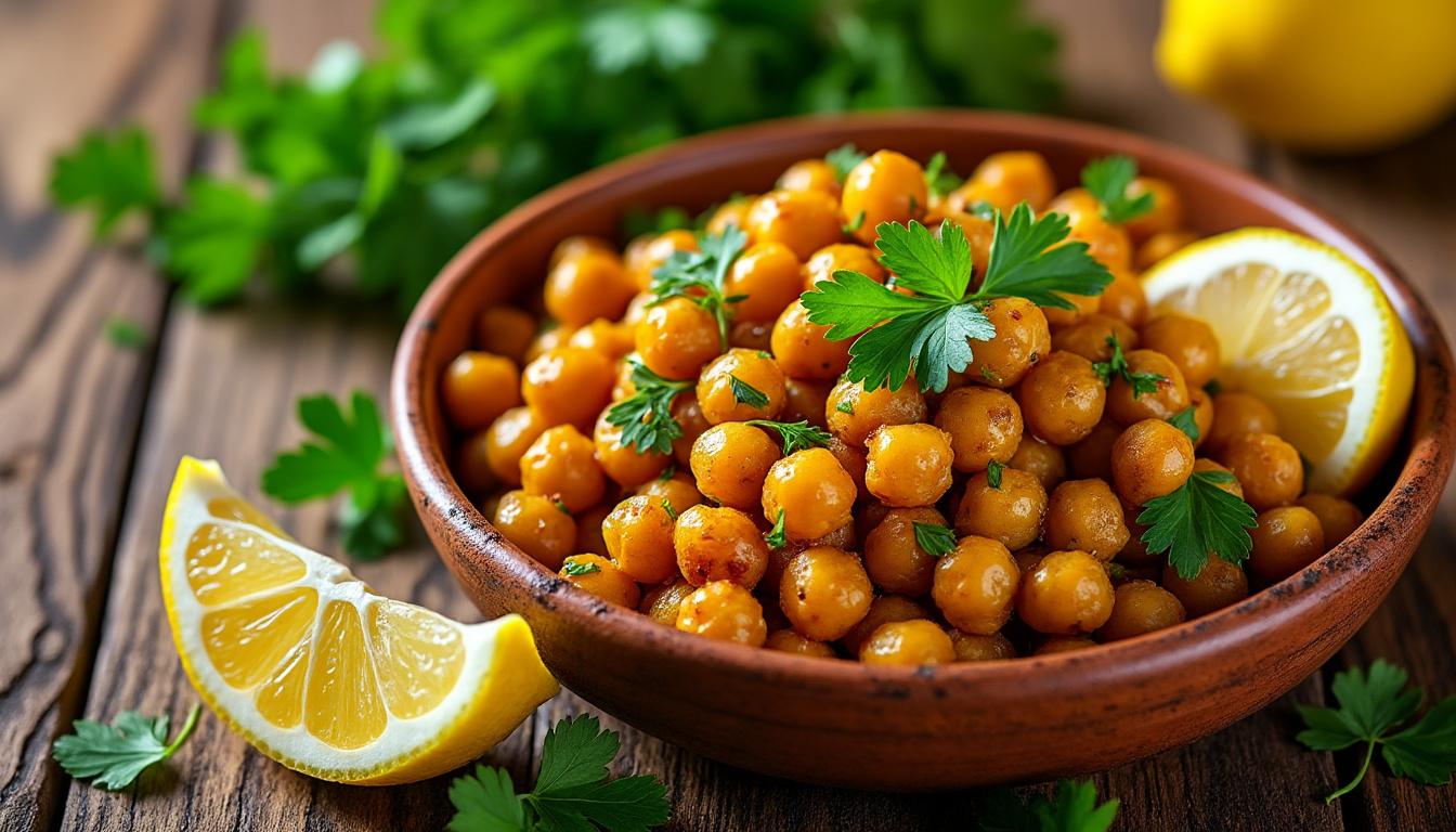 découvrez des recettes faciles et savoureuses à base de pois chiches pour varier vos repas. idées simples et gourmandes pour cuisiner ce légume riche en protéines.