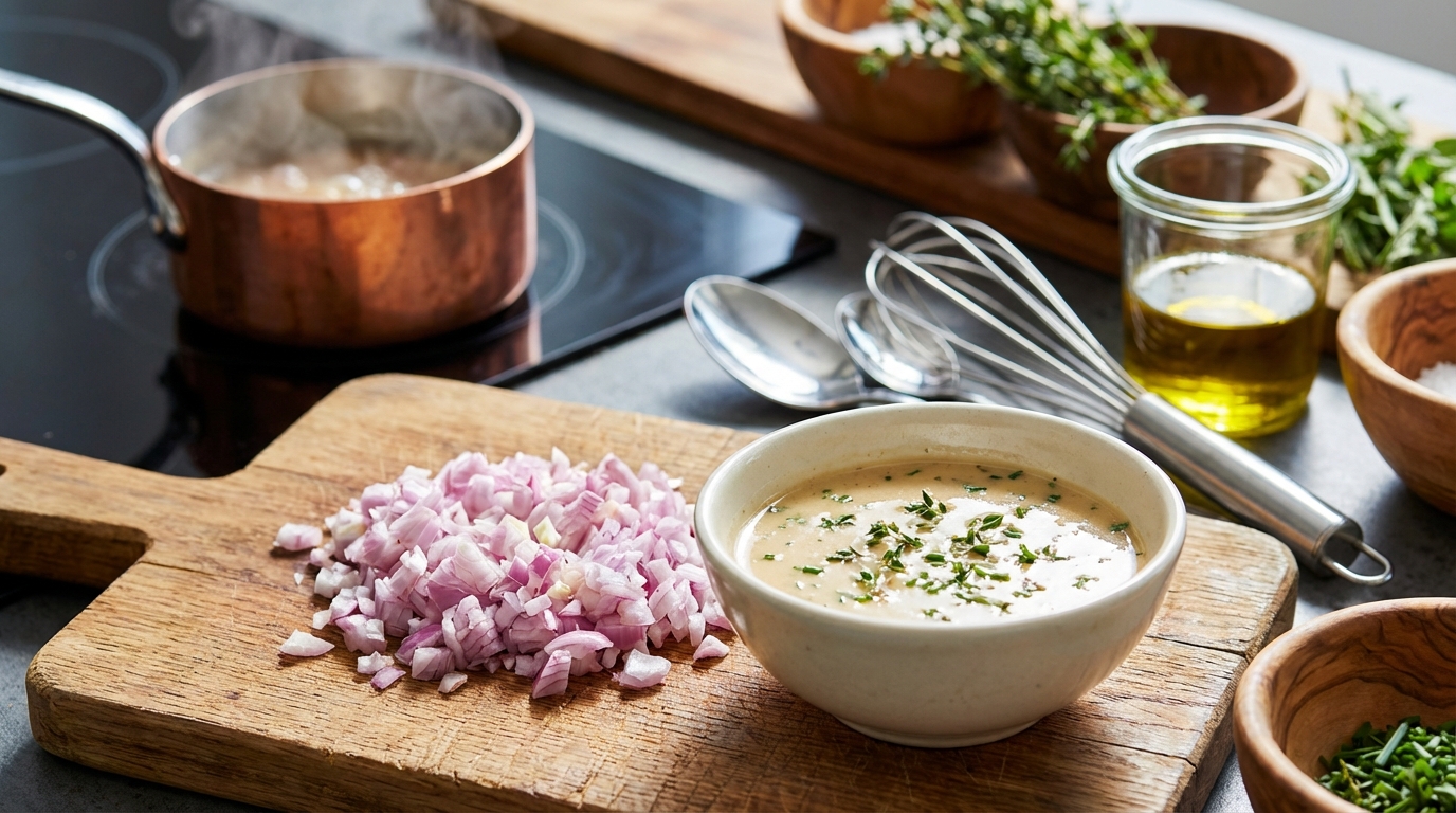 découvrez une recette facile de sauce échalote accompagnée d'astuces simples pour la réussir à coup sûr et sublimer vos plats.