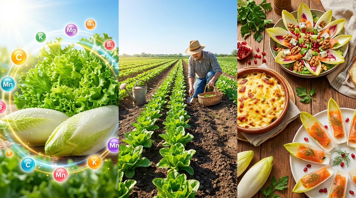 découvrez tout sur l'endive : ses bienfaits pour la santé, comment la cultiver et des recettes savoureuses pour l'apprécier pleinement.