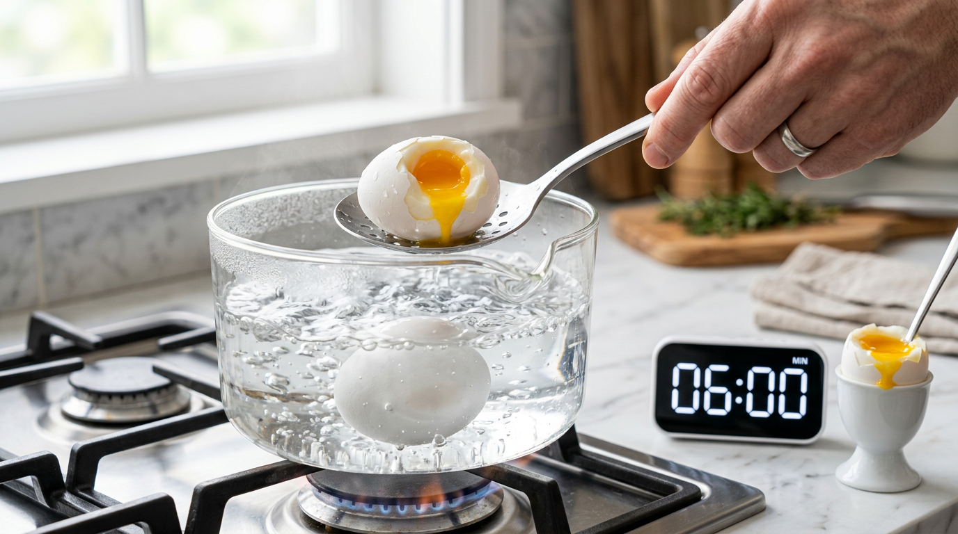 découvrez le moment idéal pour retirer un œuf mollet et obtenir une cuisson parfaite à chaque fois, pour un jaune fondant et un blanc ferme.