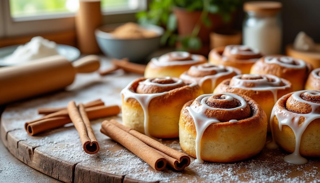 découvrez notre recette facile pour réussir de délicieux cinnamon rolls moelleux chez vous, parfaits pour un petit-déjeuner gourmand ou une pause sucrée.
