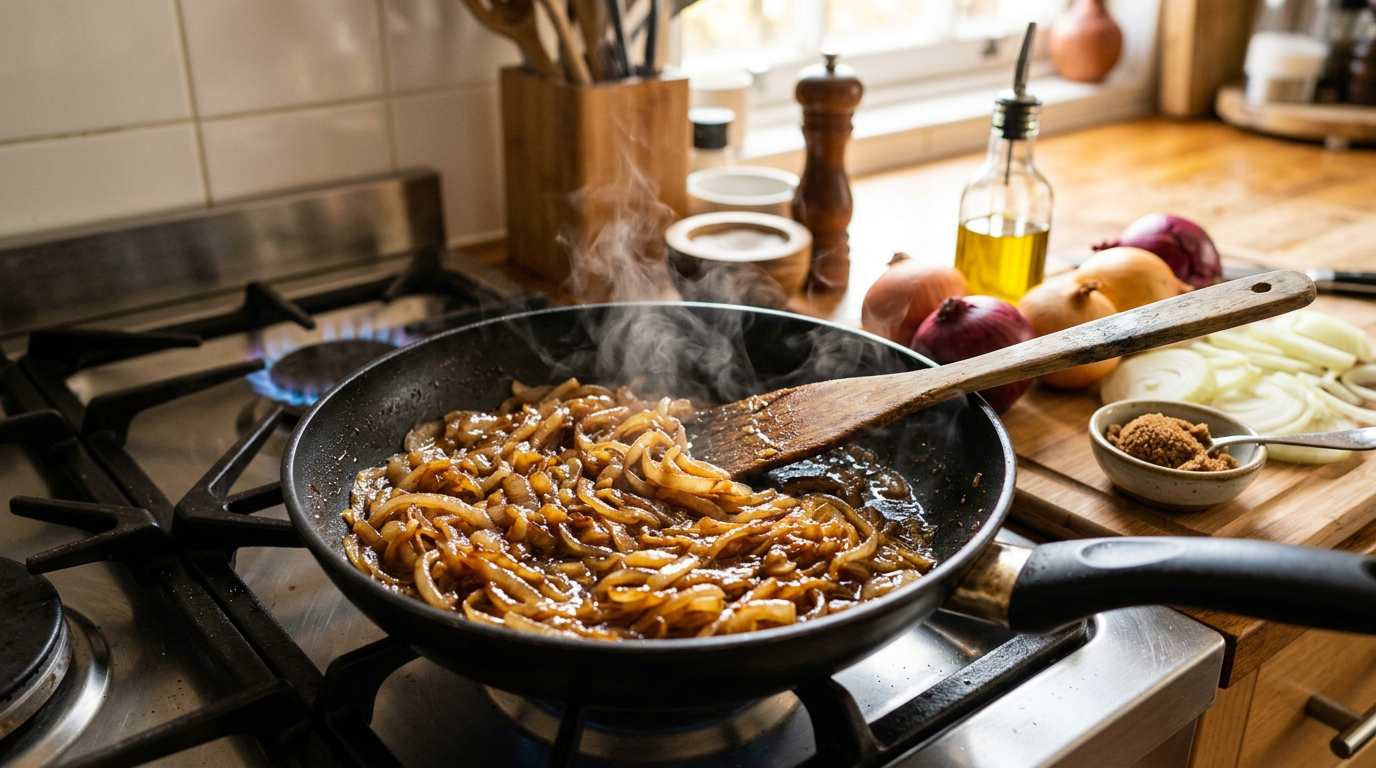découvrez nos astuces faciles pour réussir parfaitement des oignons caramélisés à la maison et sublimer vos plats avec une saveur douce et riche.