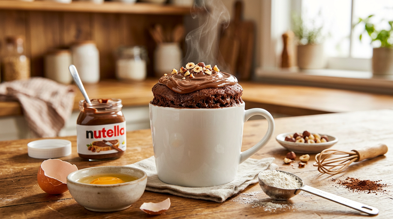 découvrez comment préparer un mug cake nutella moelleux et rapide à réaliser en quelques minutes. suivez nos astuces simples pour un dessert gourmand et express.