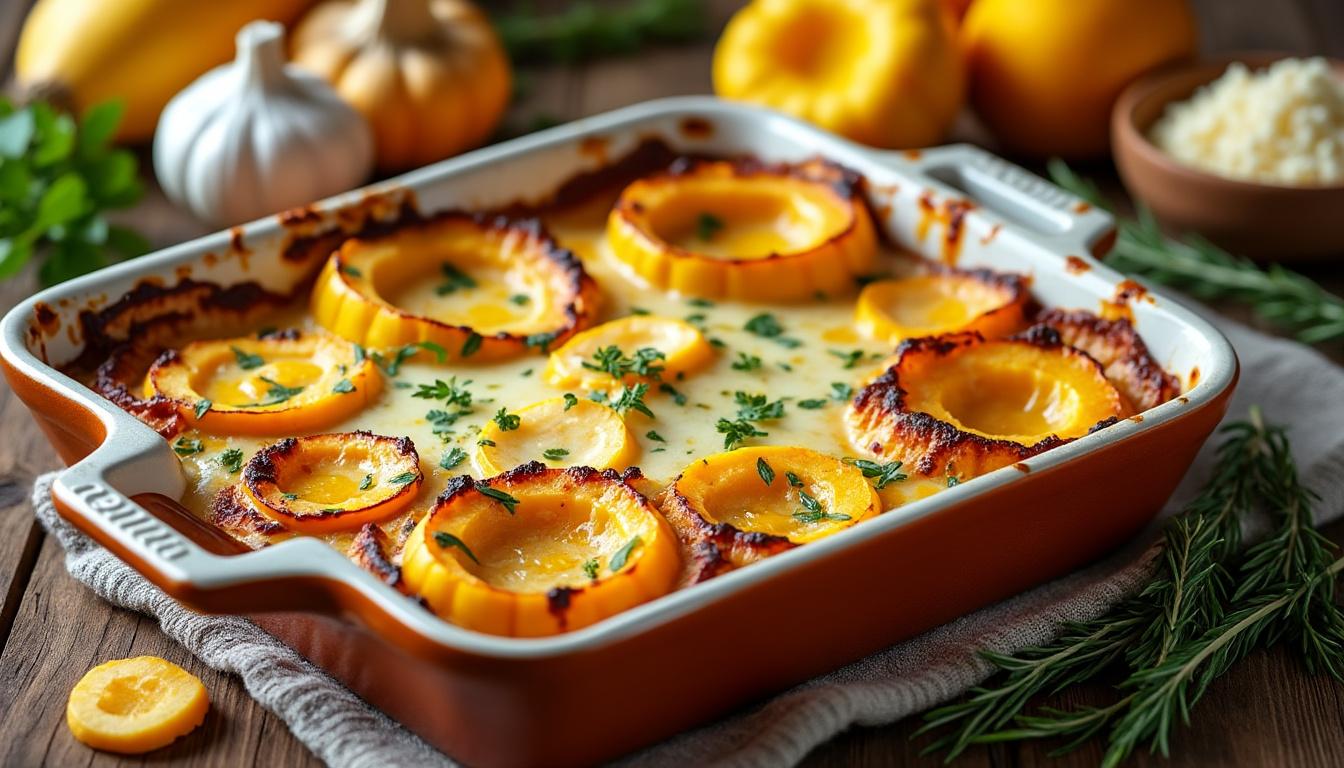 découvrez notre recette facile de gratin de courge, accompagnée de conseils pratiques pour réussir ce plat savoureux et réconfortant à coup sûr.