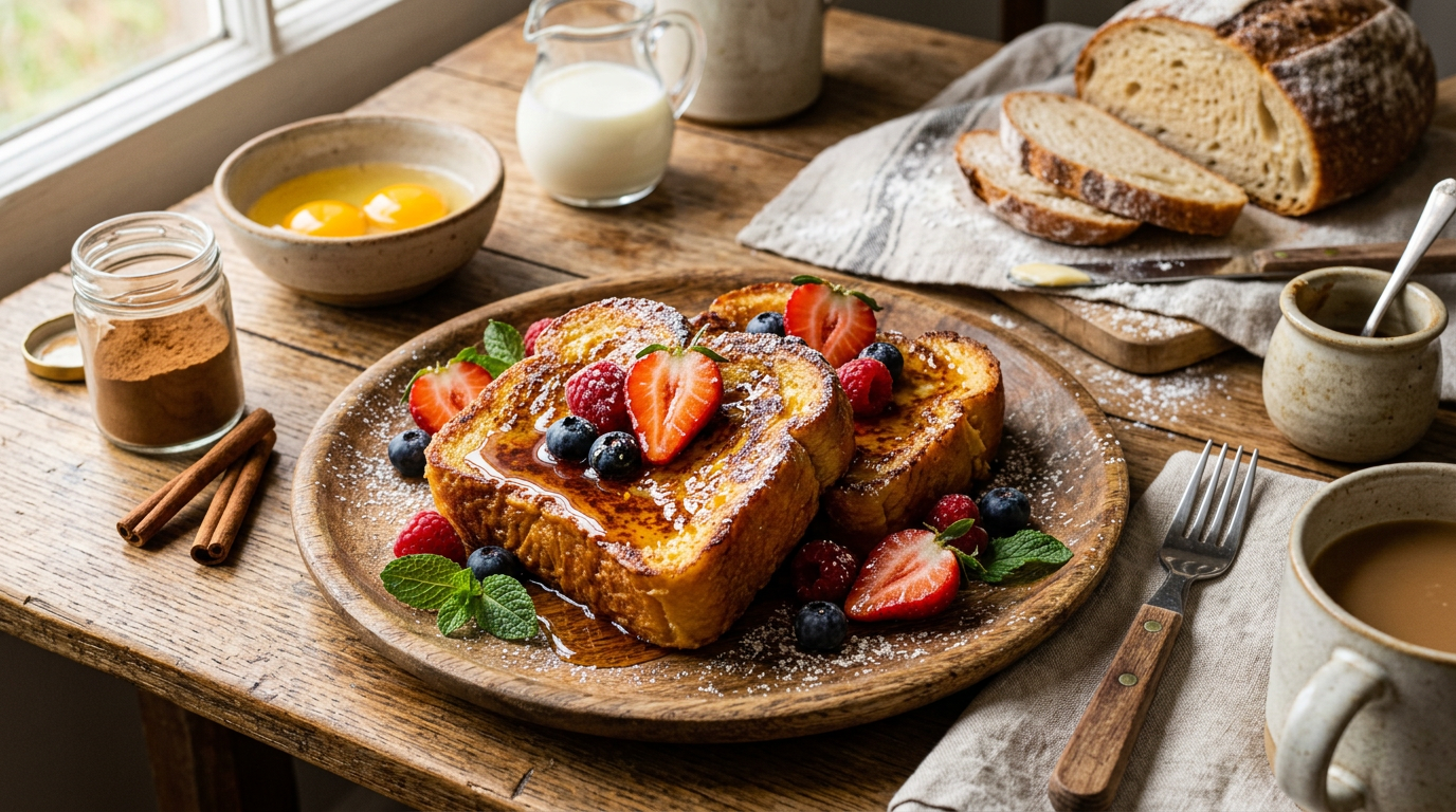 découvrez une recette facile et pratique pour préparer un pain perdu moelleux, parfait pour un petit-déjeuner gourmand ou un dessert délicieux.