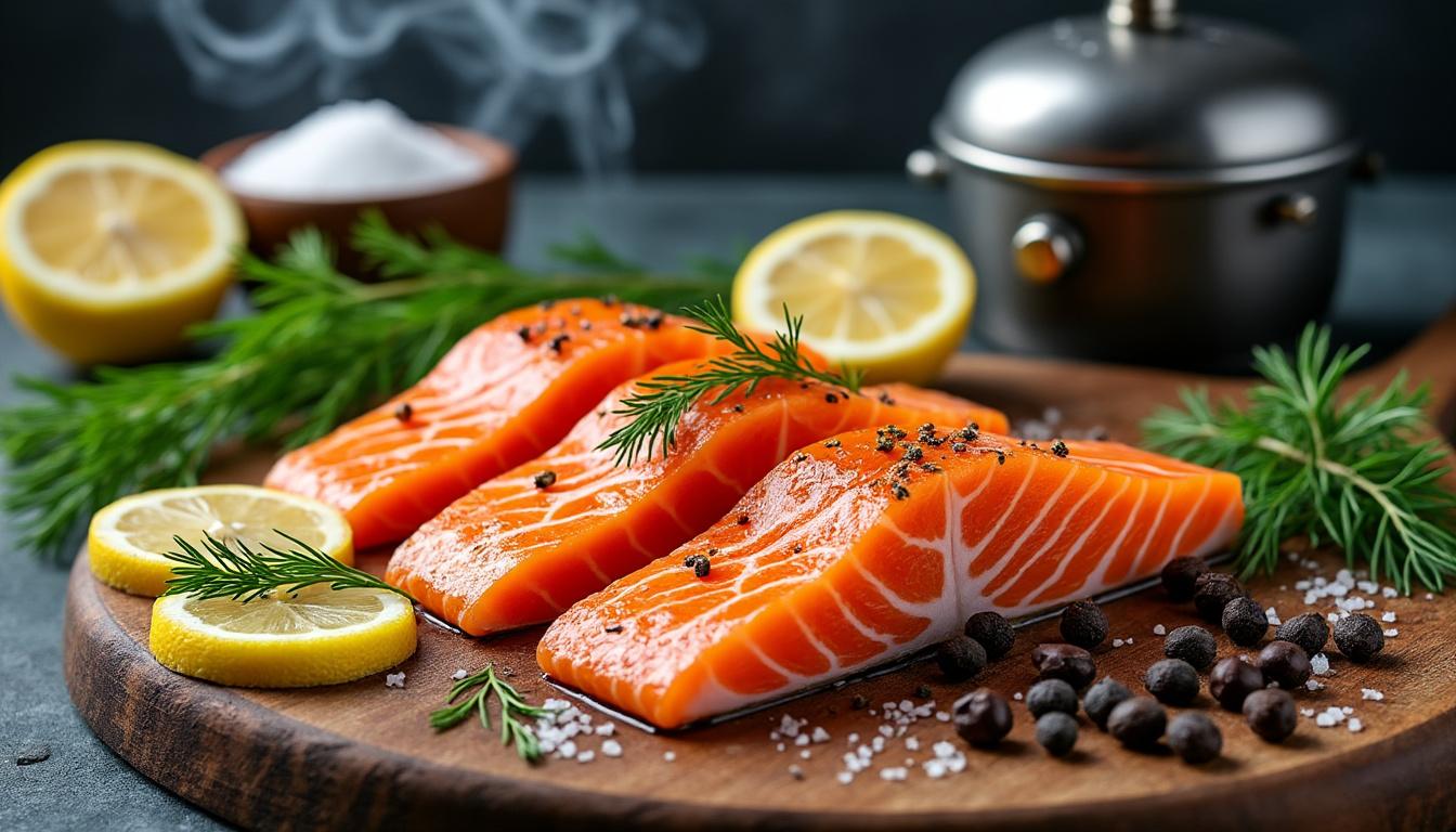 découvrez une recette simple et rapide pour préparer votre saumon fumé maison, savoureux et naturel, idéal pour épater vos invités.