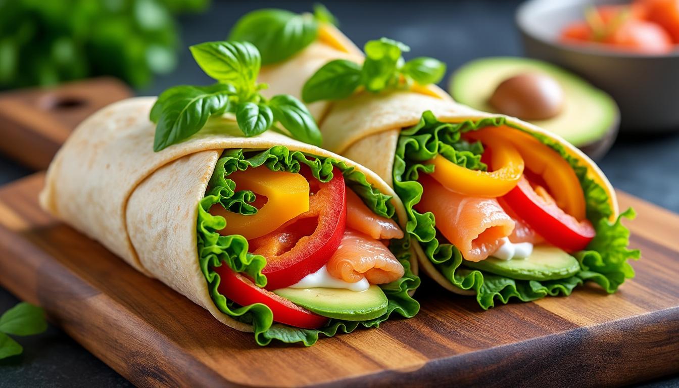 découvrez nos recettes de wrap froid, simples et savoureuses, parfaites pour un repas rapide et léger. idées faciles à préparer pour toutes vos envies de fraîcheur.