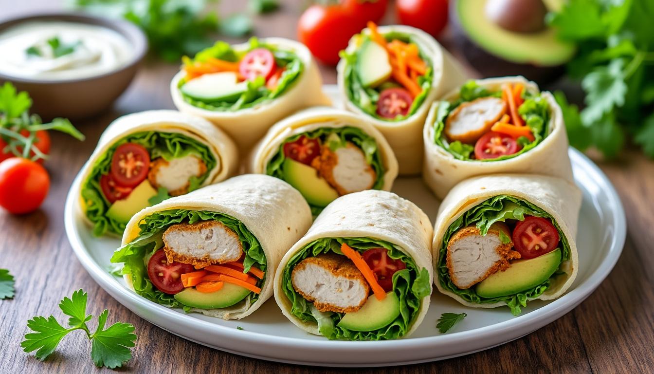 découvrez des recettes de wraps froids simples et savoureuses, parfaites pour un repas rapide et frais. idées faciles à préparer pour toutes les occasions.
