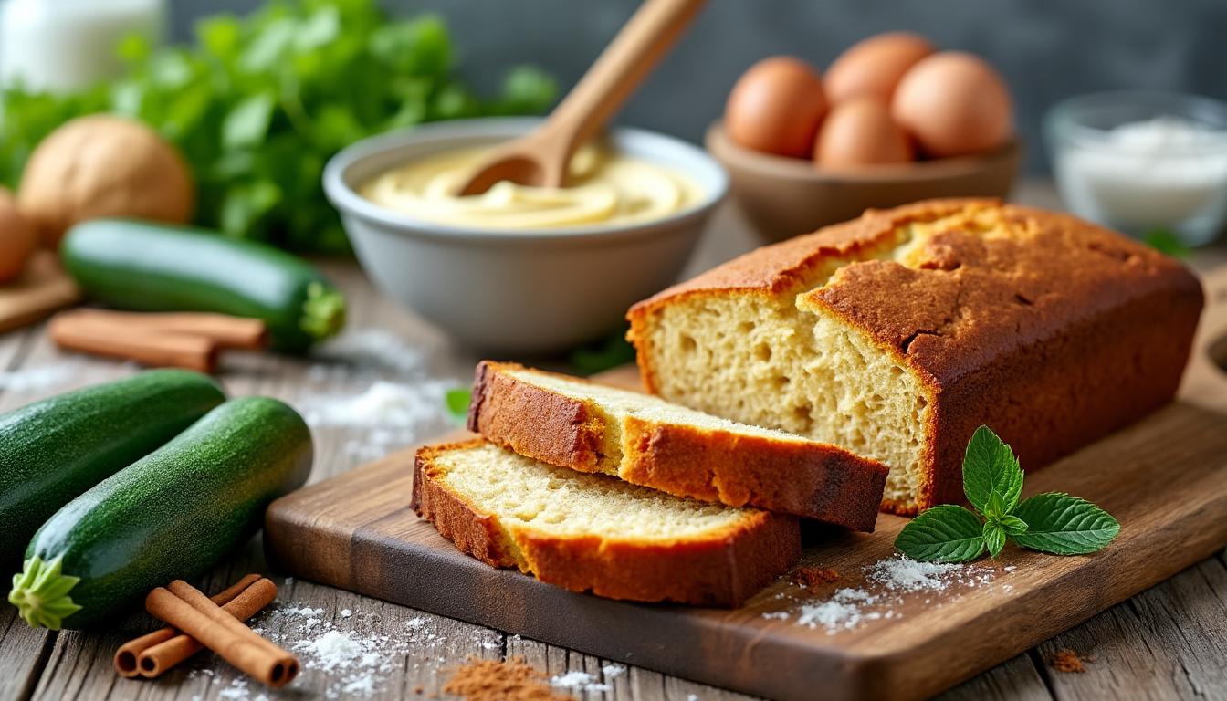 découvrez notre recette facile pour préparer un pain de courgettes moelleux et savoureux, idéal pour un goûter ou un encas sain.