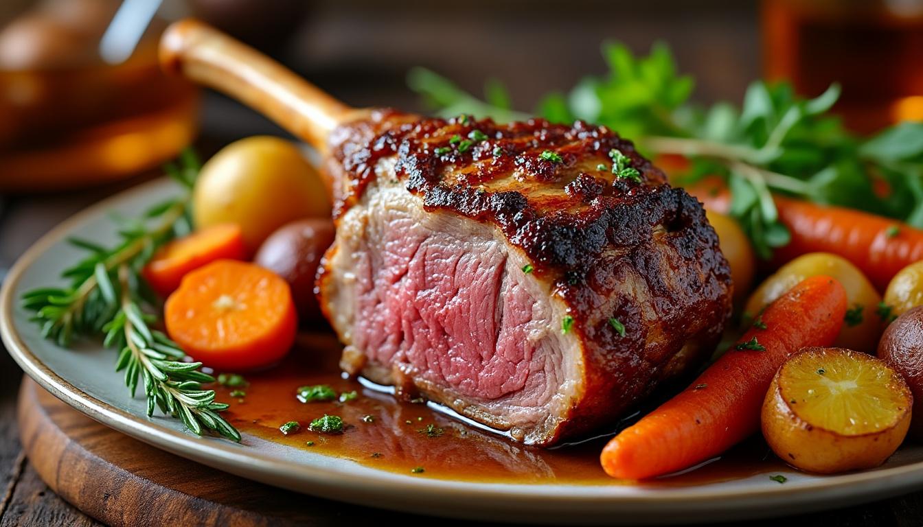 découvrez notre recette facile pour préparer une souris d'agneau au four, tendre et savoureuse, parfaite pour un repas gourmand et réussi.