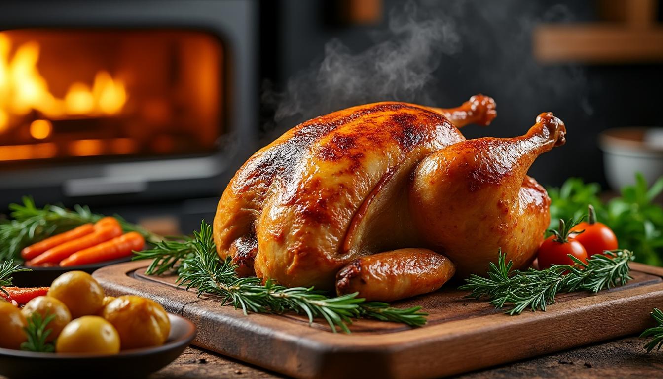découvrez nos astuces pour réussir un chapon au four tendre et savoureux, pour un repas de fête parfait qui séduira tous vos convives.