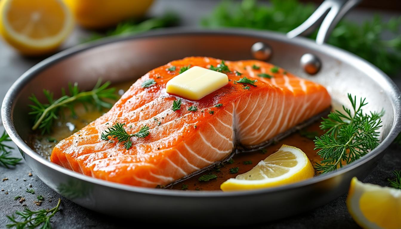 découvrez nos astuces pour réussir un saumon à la poêle à la fois croustillant à l'extérieur et savoureux à l'intérieur, pour un plat délicieux et facile à préparer.