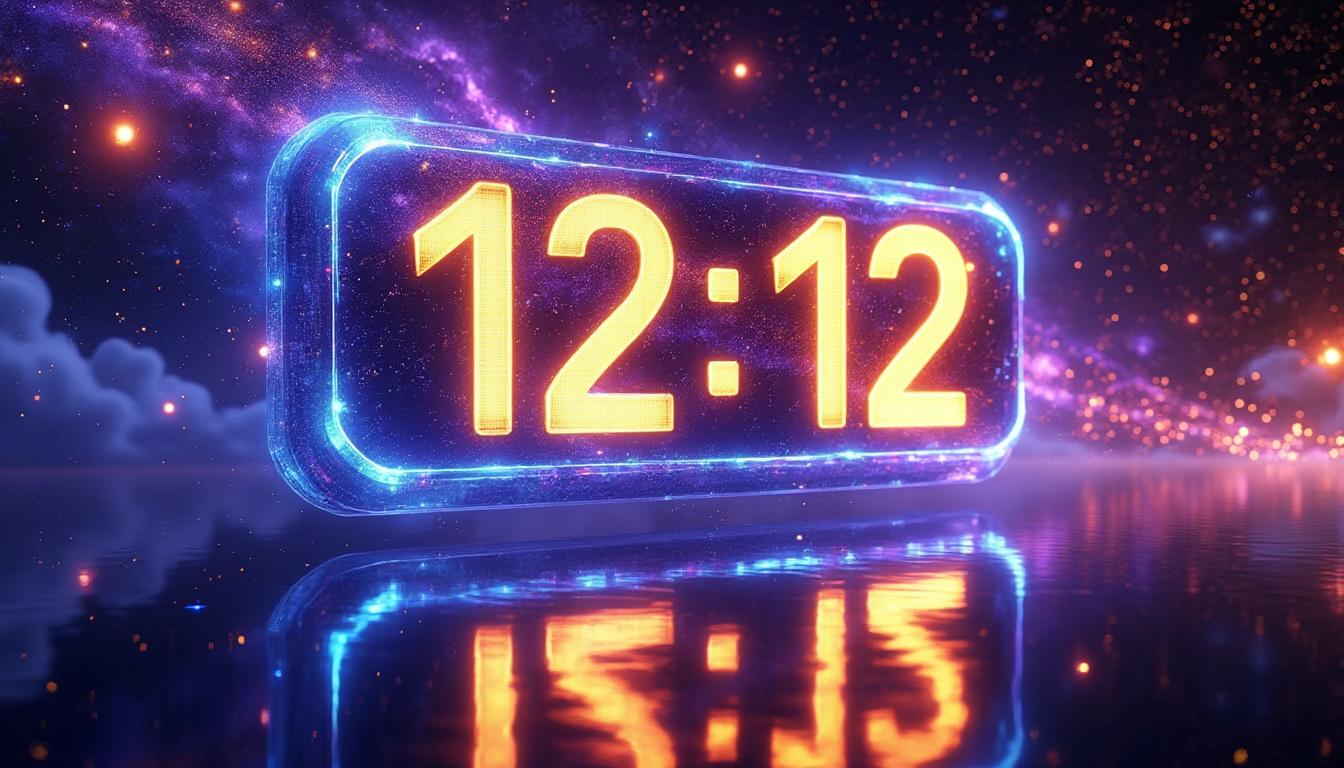 découvrez la signification de l'heure miroir 12h12 et comprenez pourquoi cette heure attire autant l'attention et suscite la curiosité.