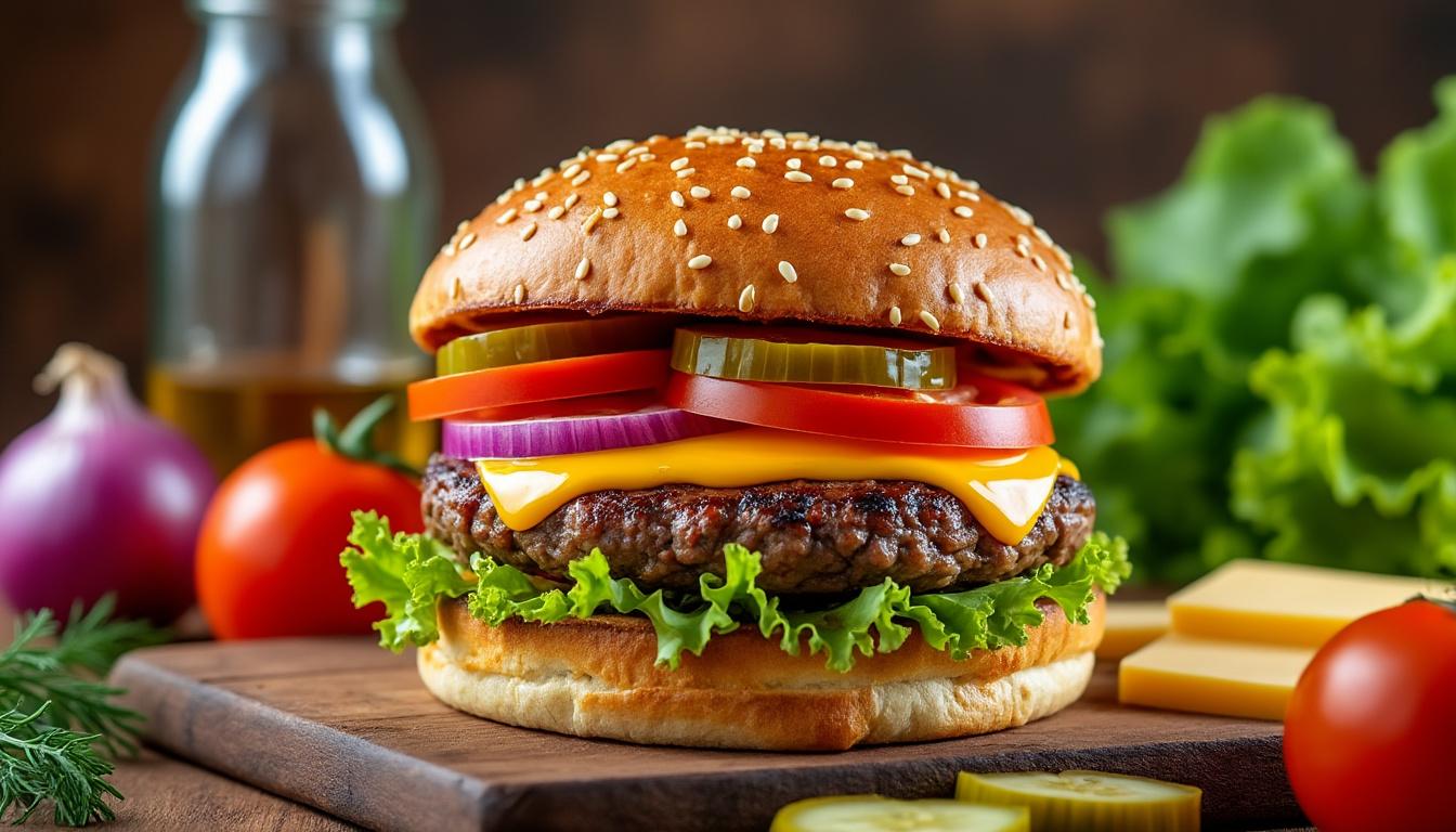 découvrez notre recette burger maison facile et rapide pour réussir un burger savoureux chez vous. astuces et conseils pour un pain moelleux et une garniture délicieuse.
