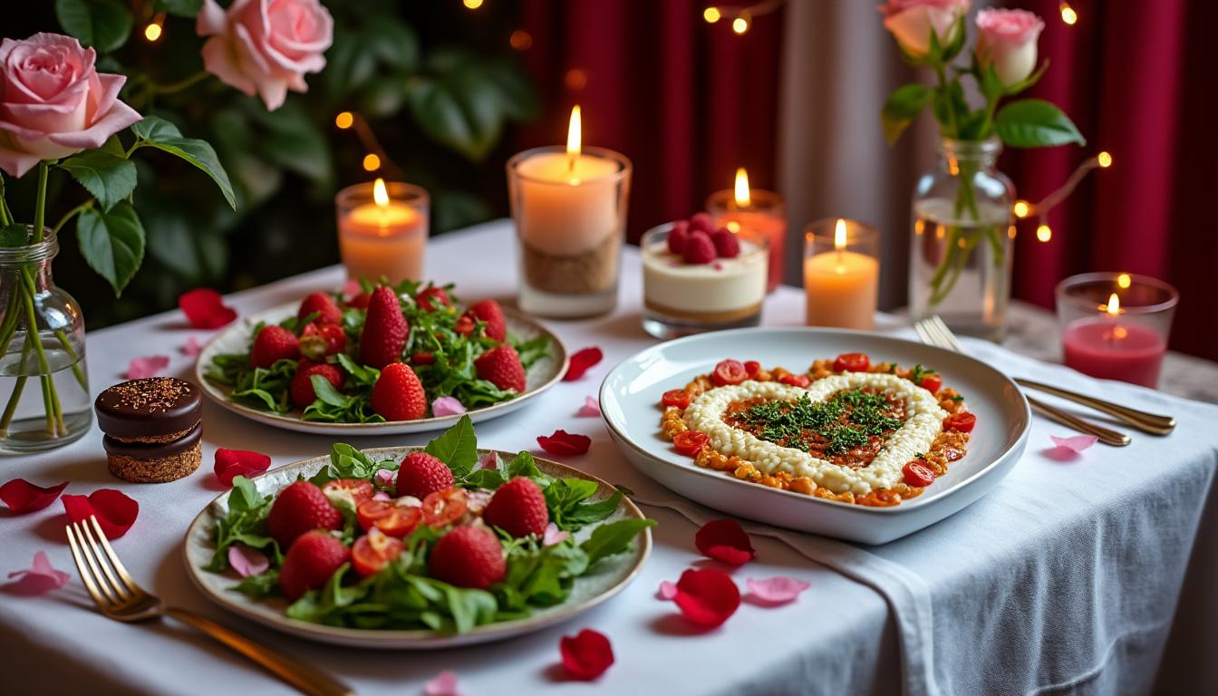 découvrez des recettes simples et savoureuses pour préparer un repas de saint-valentin inoubliable, alliant amour et gourmandise.