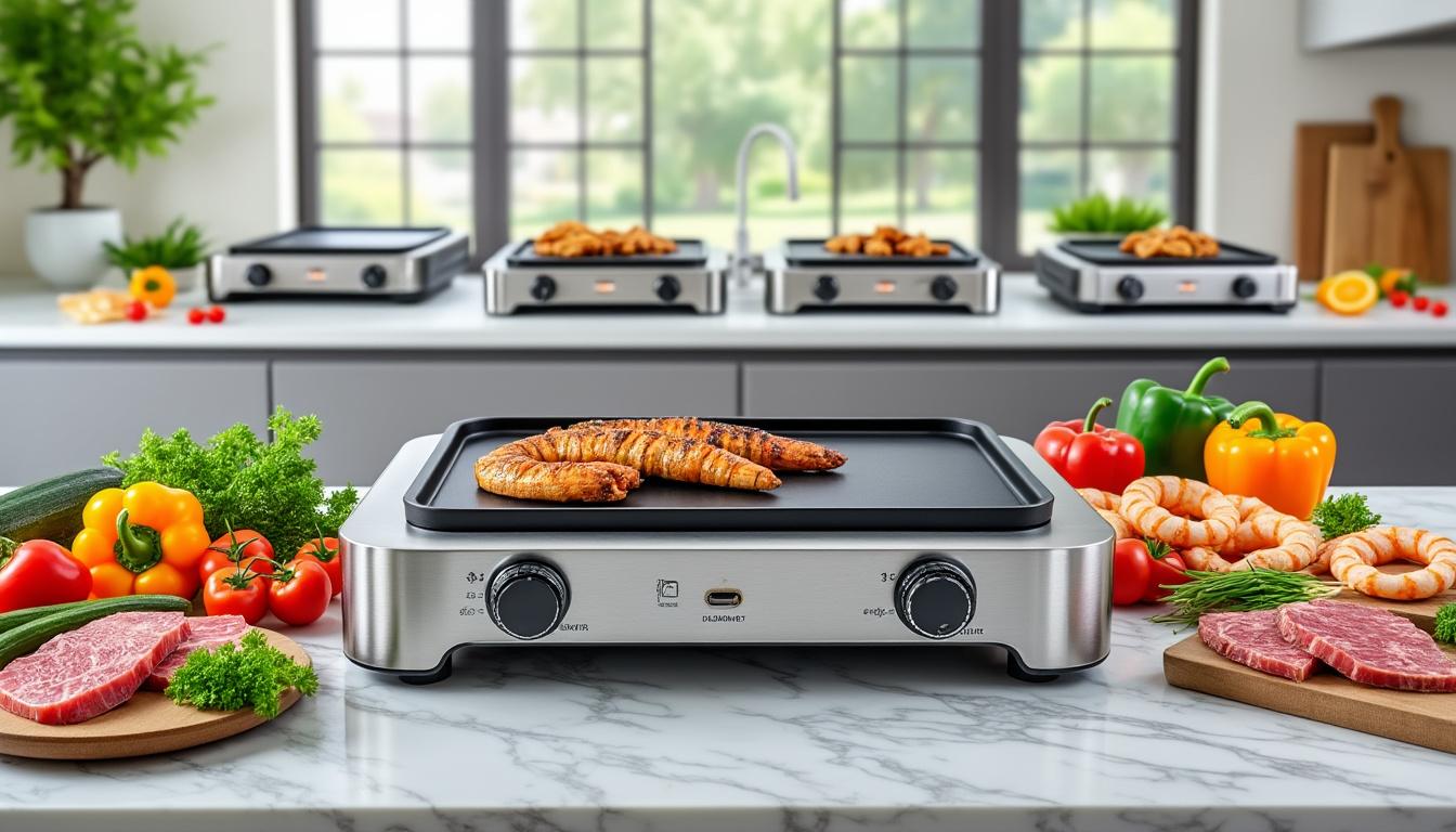 découvrez nos conseils pour choisir une plancha électrique adaptée à vos besoins et profitez de délicieuses grillades maison en toute simplicité.