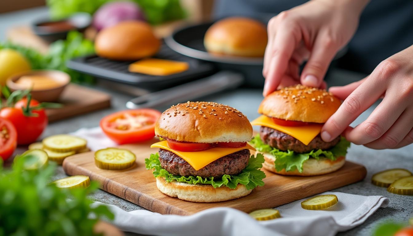 découvrez comment préparer des mini burgers maison facilement avec notre recette simple et rapide, idéale pour toutes vos occasions gourmandes.