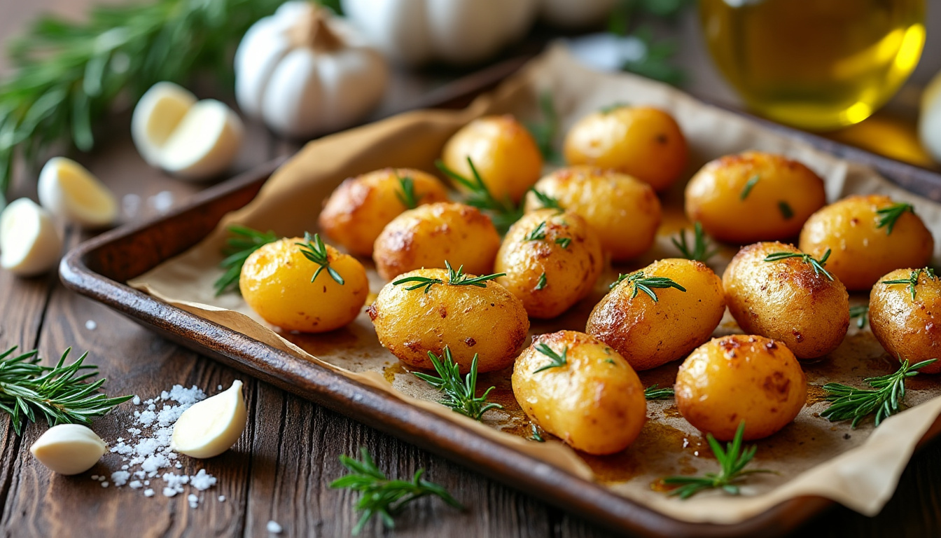 découvrez nos astuces pour réussir parfaitement la cuisson des pommes grenailles au four, pour des pommes de terre croustillantes à l'extérieur et fondantes à l'intérieur.
