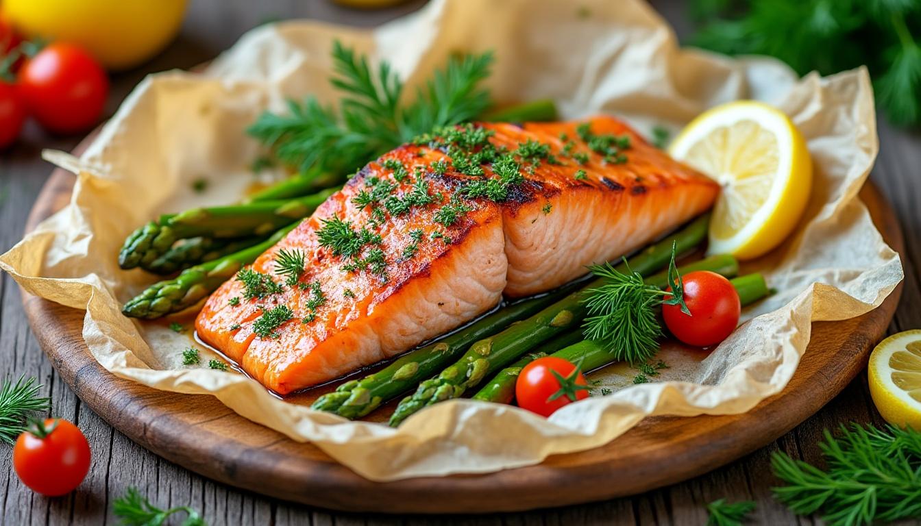 découvrez nos astuces simples pour réussir la cuisson du saumon en papillote et savourer un plat tendre, parfumé et sain à chaque fois.