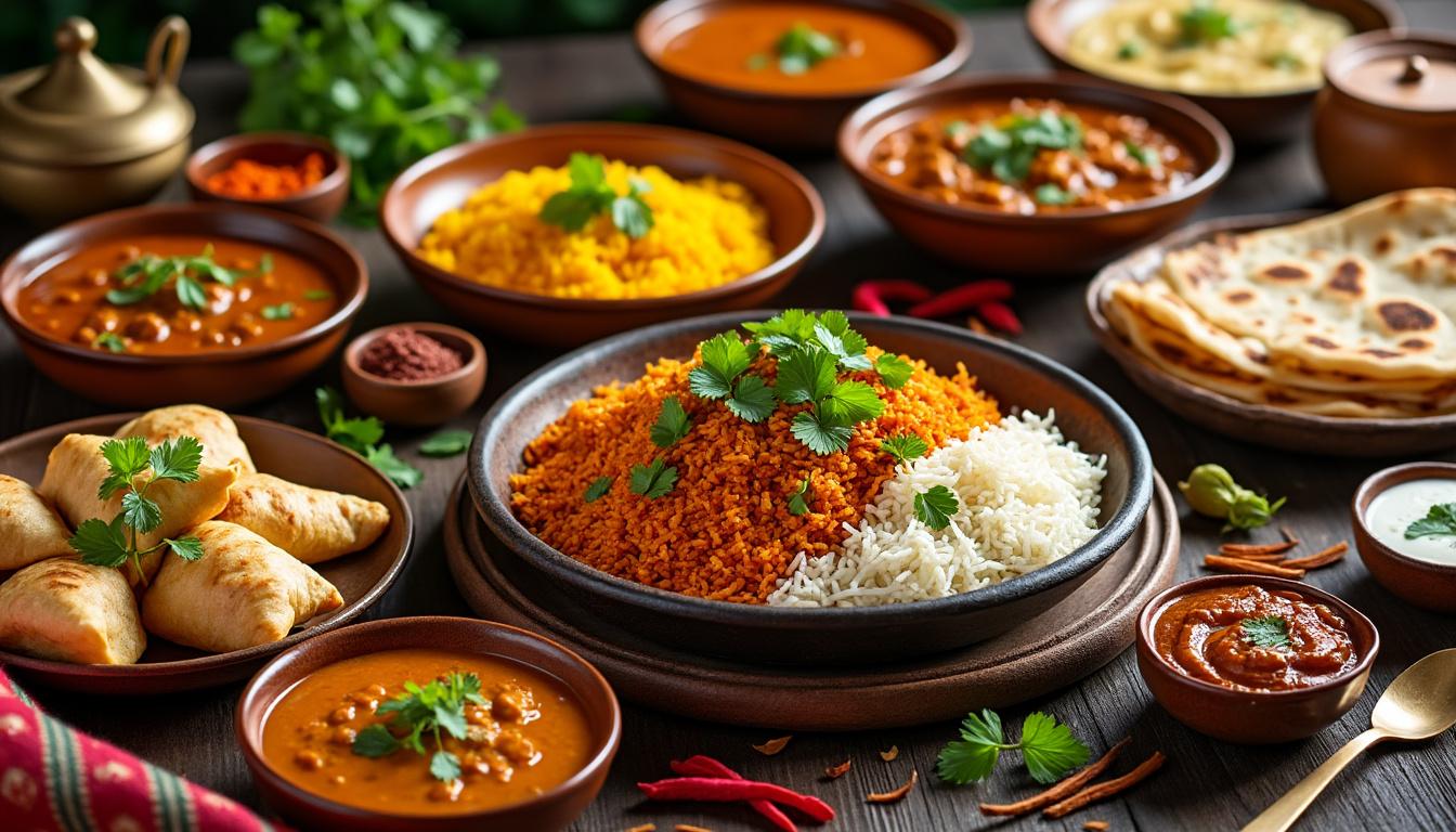 explorez la richesse culinaire de l'inde en découvrant les saveurs authentiques de ses plats traditionnels, pour un voyage gourmand inoubliable.