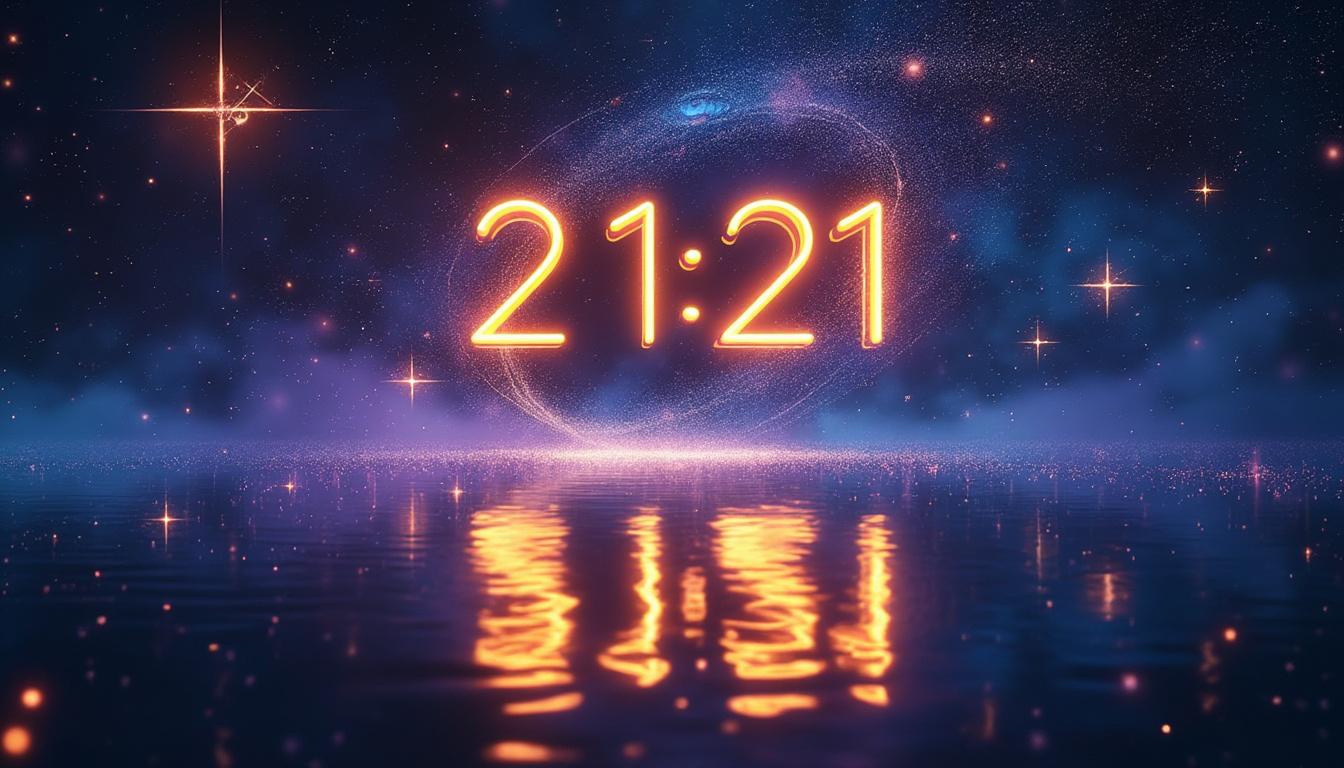 découvrez la signification de l'heure miroir 21h21 et le message secret qu'elle transmet pour guider votre vie.