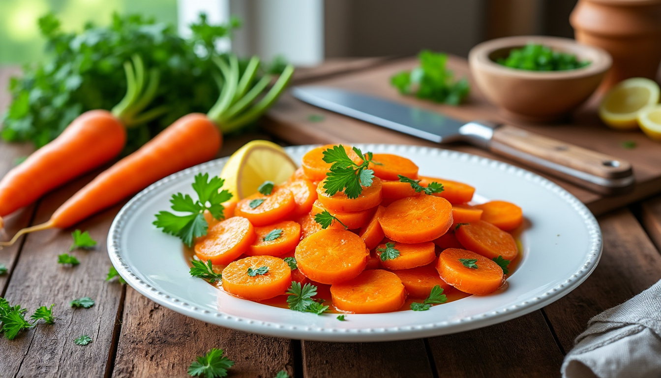 découvrez une recette simple et savoureuse à base de carottes, parfaite pour un repas sain et délicieux.
