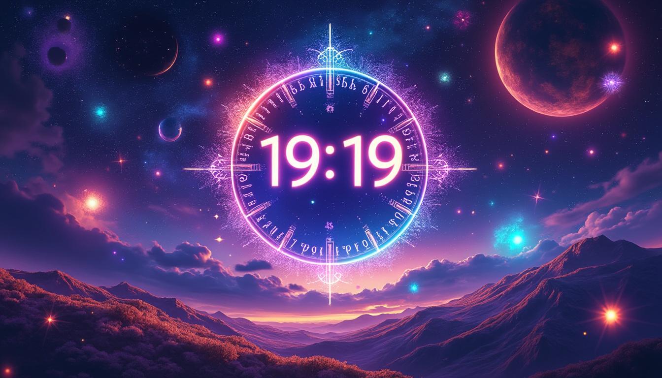 découvrez la signification profonde et les mystères entourant l'heure miroir 19h19, un moment chargé de symbolisme et de messages cachés.