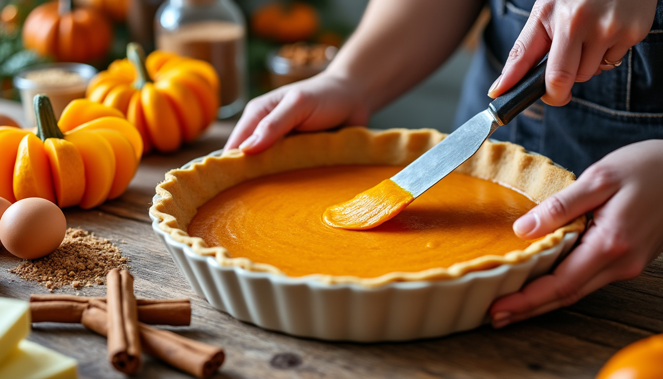 apprenez à préparer une délicieuse tarte au potimarron maison avec notre recette simple et savoureuse, parfaite pour régaler toute la famille.