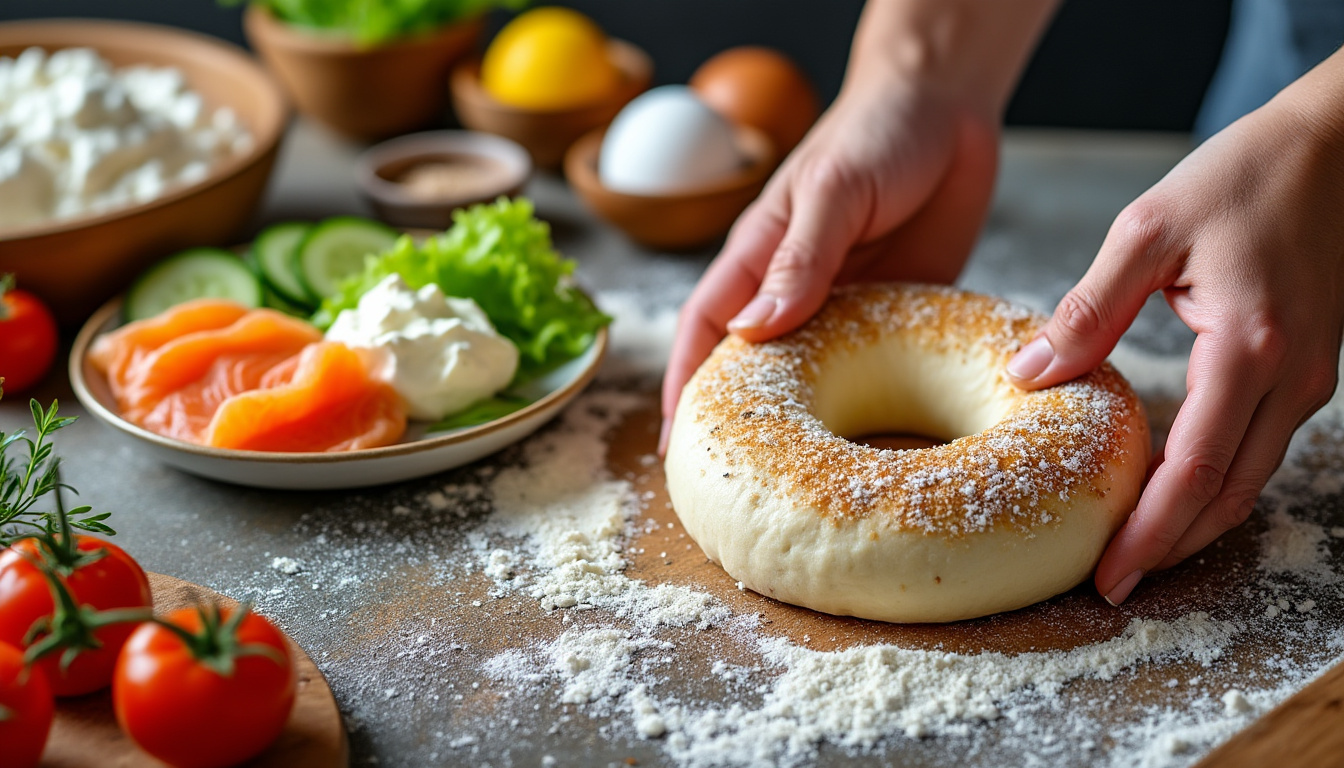 découvrez comment préparer une recette de bagel maison facile et gourmande, idéale pour un repas savoureux et rapide à concocter.