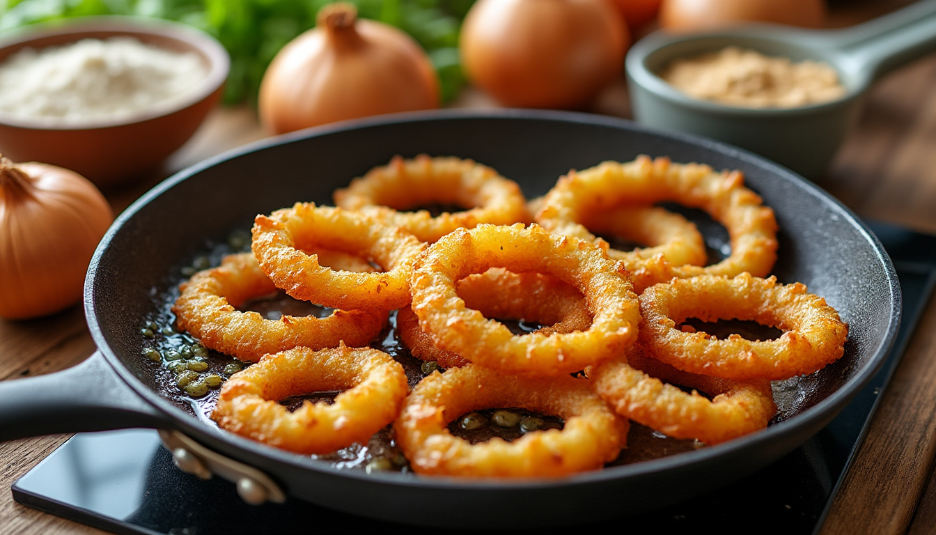 découvrez nos astuces simples et efficaces pour préparer des oignons frits croustillants et savoureux chez vous. suivez notre guide pour un résultat parfait à chaque fois !