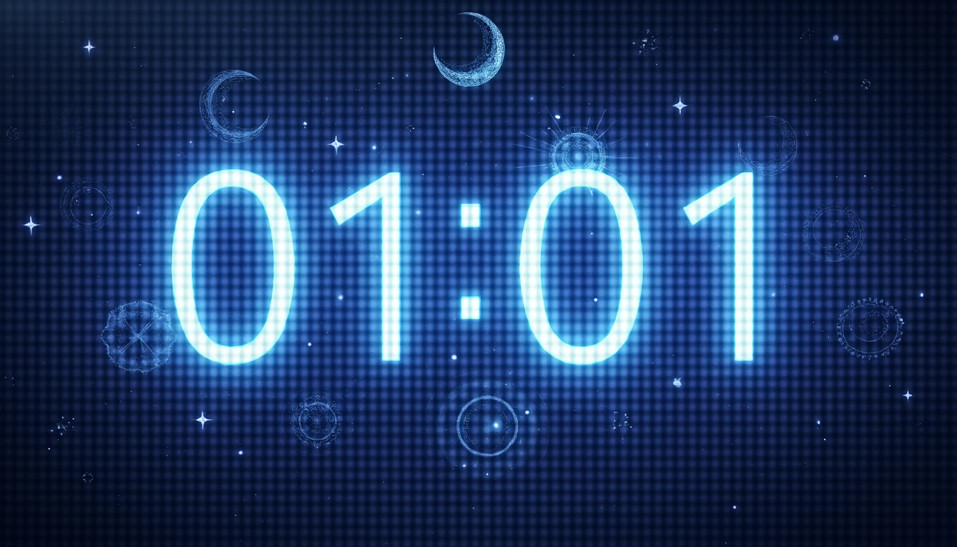 découvrez la signification de l'heure miroir 01h01 et ce qu'elle révèle sur votre vie, vos émotions et vos messages cachés.