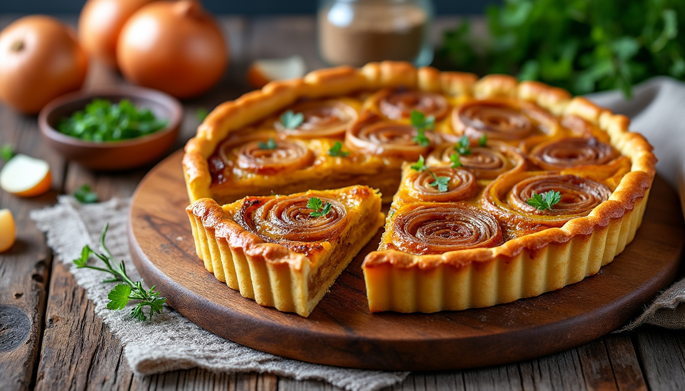 découvrez tout sur la tarte aux oignons : recette délicieuse, astuces de préparation et secrets pour réussir ce classique savoureux.