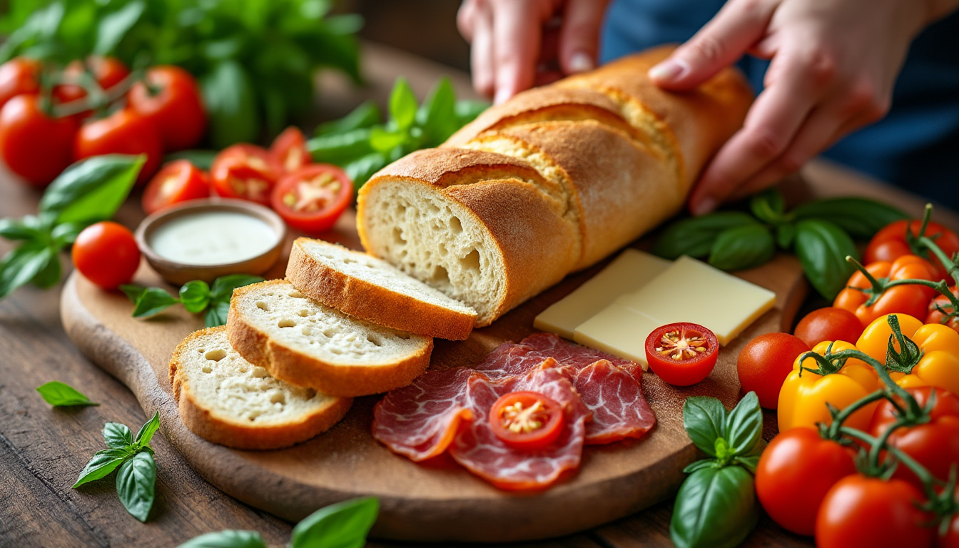 découvrez comment préparer une baguette apéro originale et facile pour surprendre vos invités avec une recette simple et savoureuse.