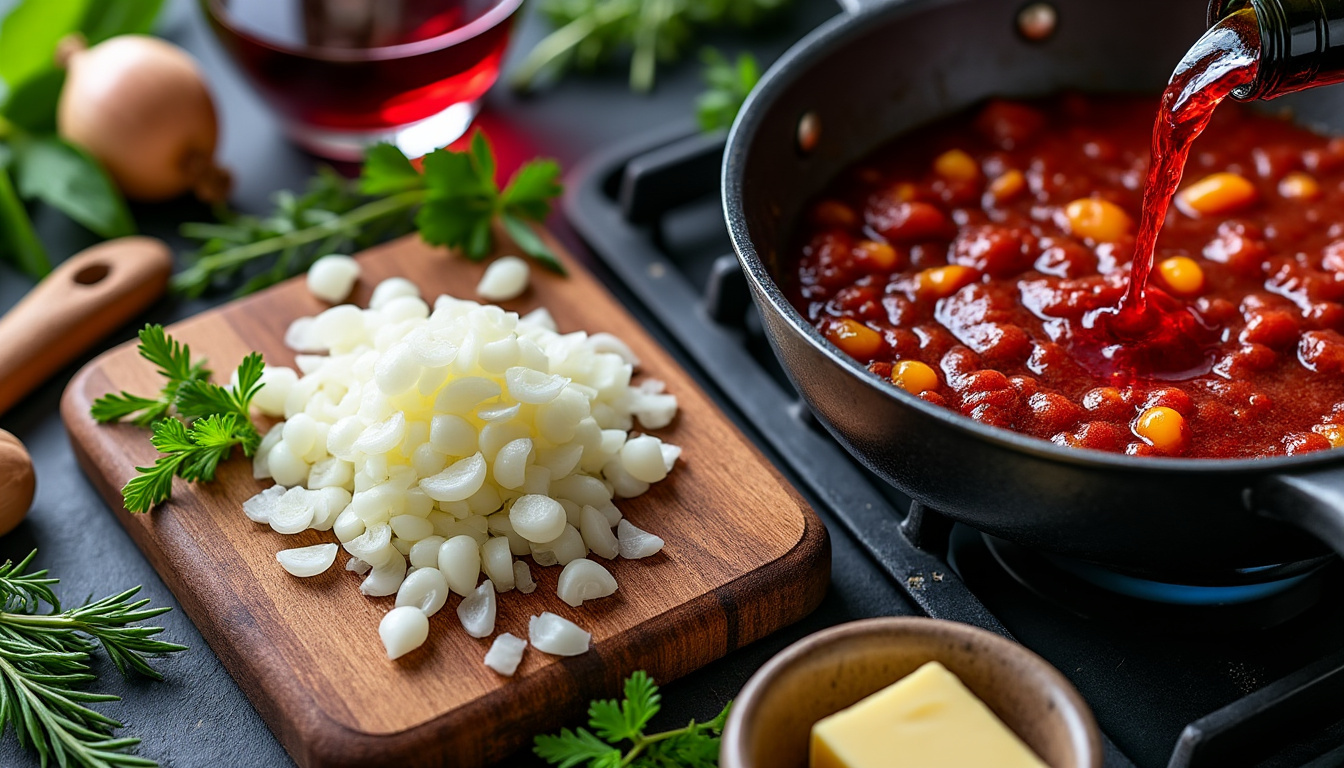 découvrez comment préparer une sauce échalote au vin rouge savoureuse et facile à réaliser pour sublimer vos plats en quelques étapes simples.