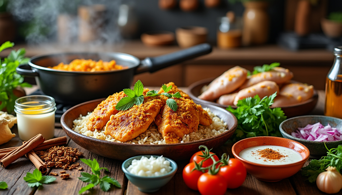 découvrez comment préparer un poulet biryani savoureux chez vous avec notre recette simple et authentique. apprenez les astuces pour un plat parfumé et délicieux.