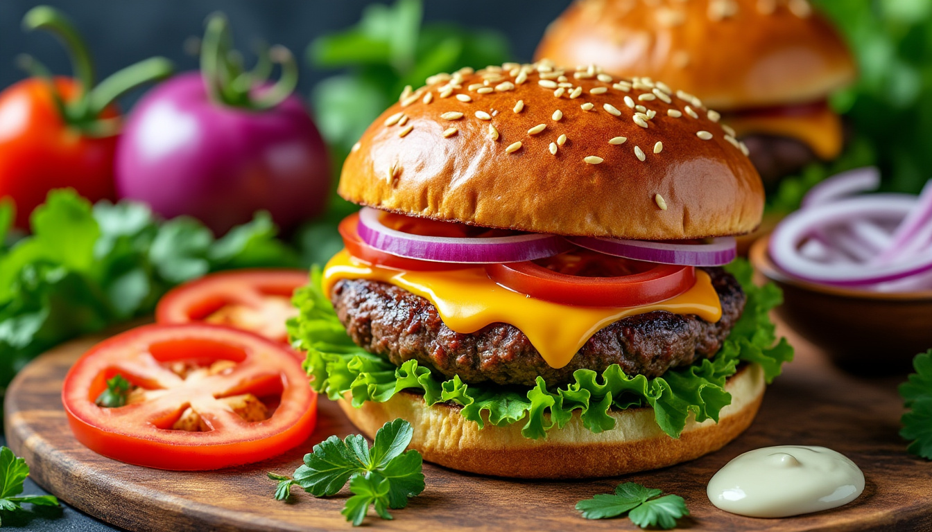 découvrez nos astuces et conseils pour réussir une recette de burger maison savoureuse, avec des ingrédients frais et des techniques simples pour un goût parfait à chaque fois.