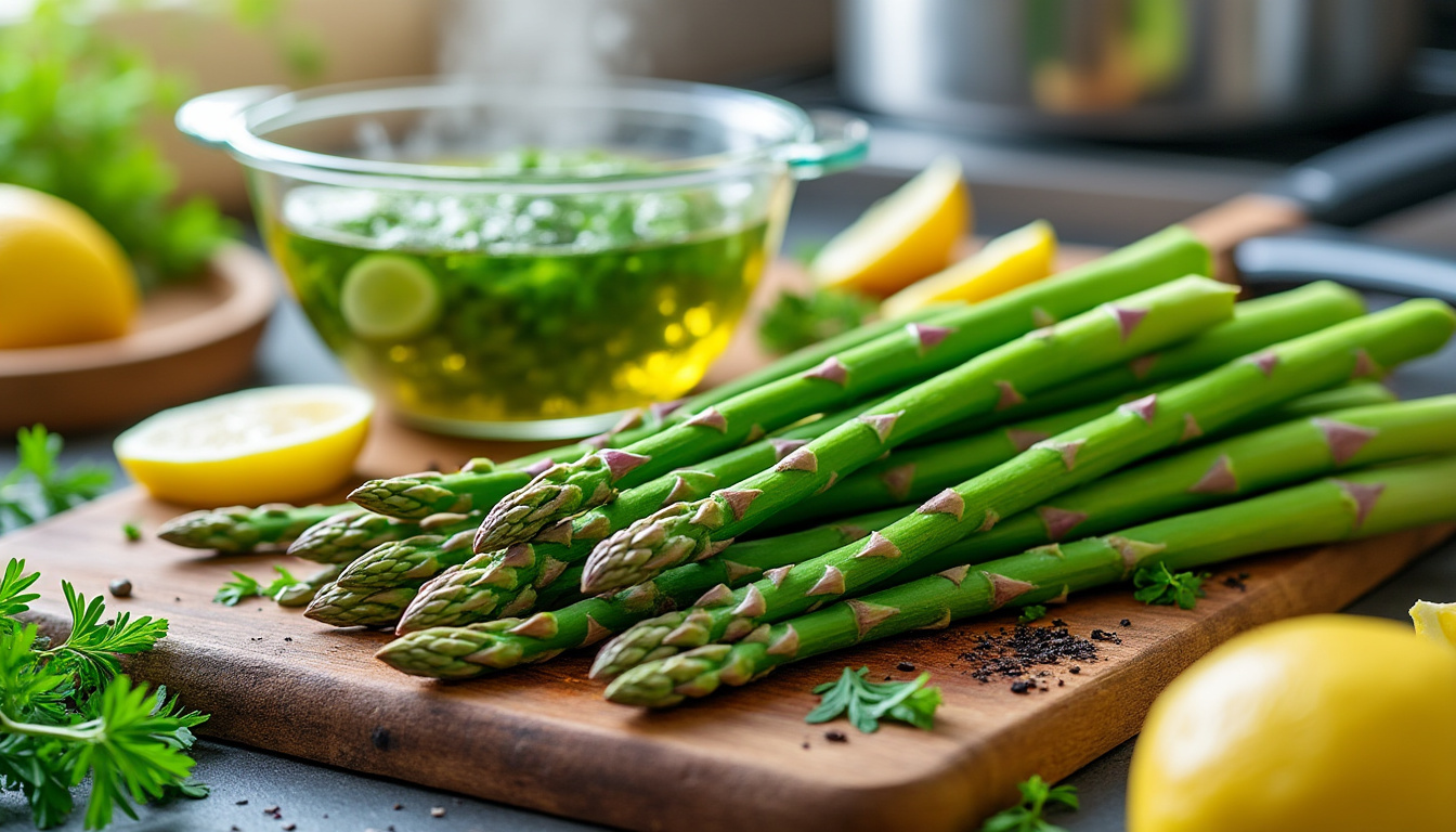 découvrez des techniques simples et des astuces efficaces pour réussir la cuisson des asperges vertes, et savourez leur goût délicat à chaque repas.