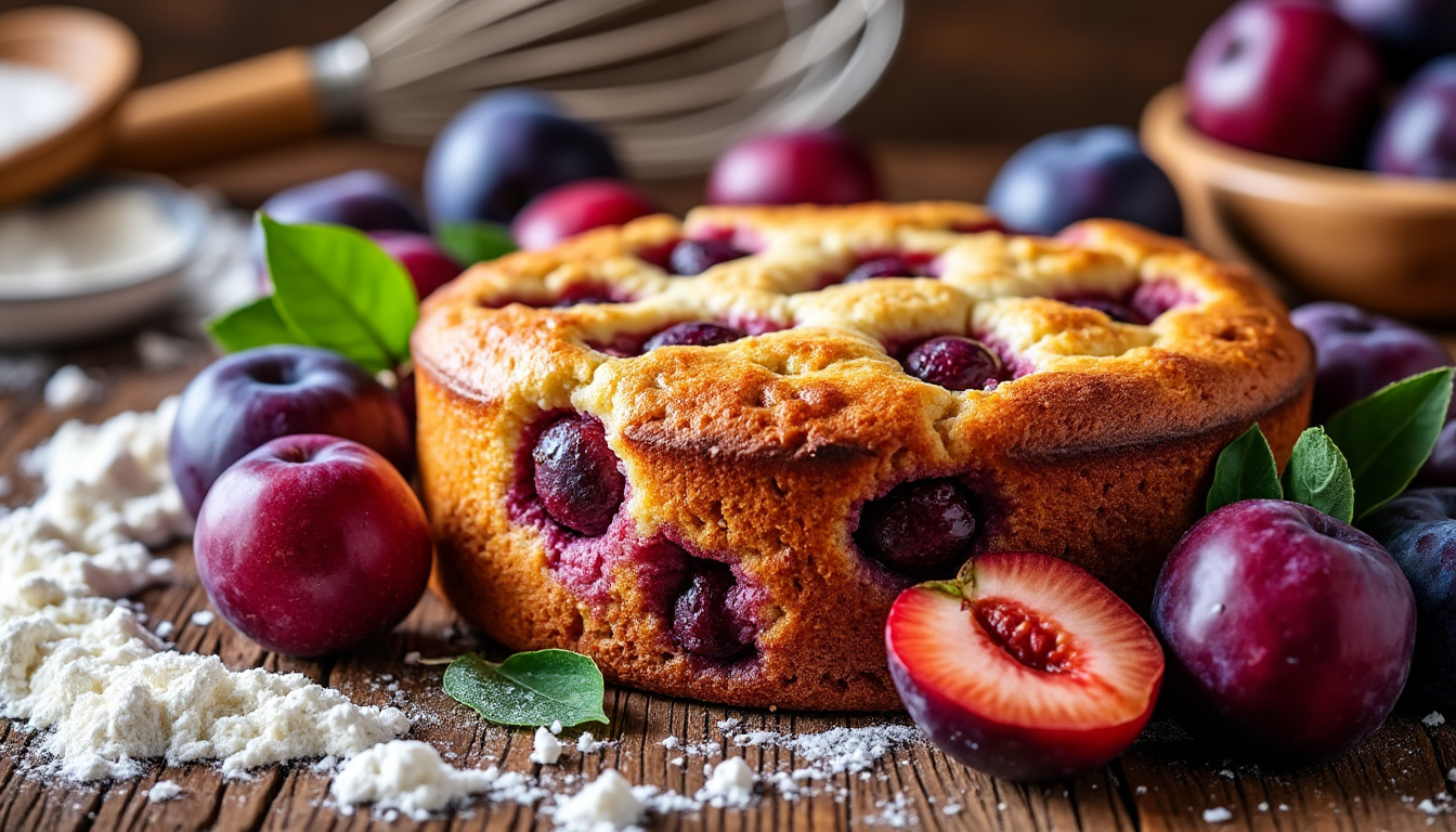 apprenez les astuces pour réussir un gâteau aux prunes moelleux et savoureux, parfait pour toutes vos occasions gourmandes.