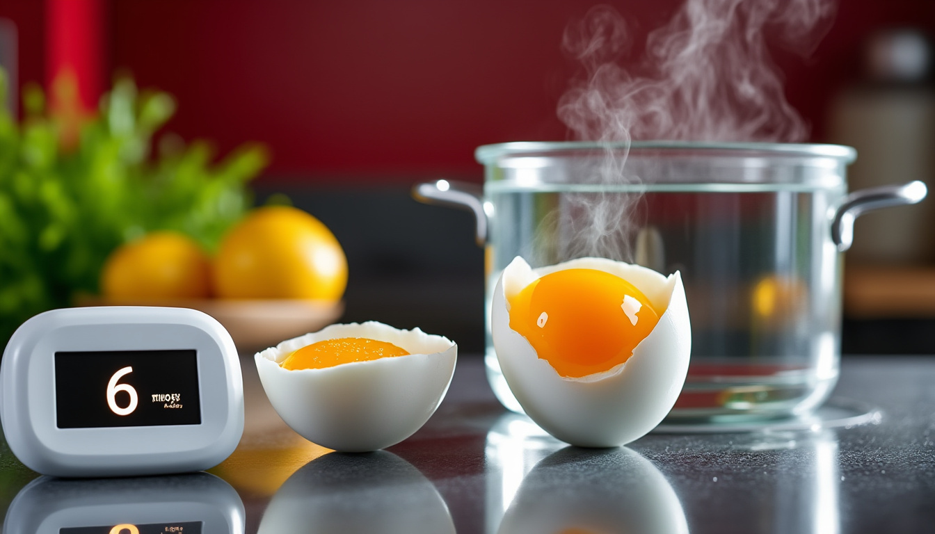 découvrez le temps idéal pour cuire un œuf mollet parfaitement, avec des conseils simples pour obtenir un jaune fondant et un blanc tendre à chaque fois.