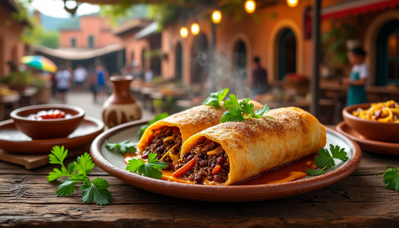 découvrez l'histoire fascinante de la chimichanga, ses ingrédients typiques, et son origine culturelle pour tout savoir sur ce plat savoureux.