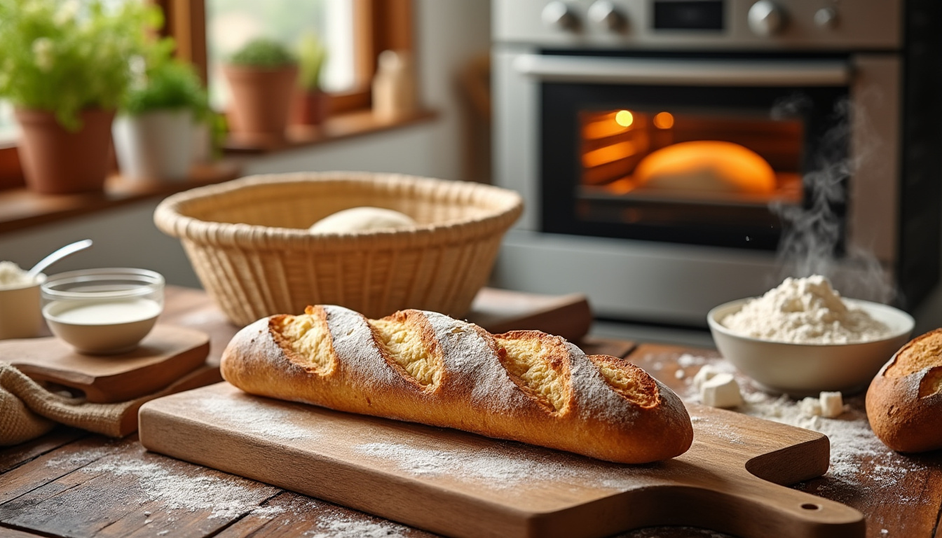 découvrez toutes les astuces pour réussir la cuisson parfaite de votre baguette maison, du choix des ingrédients à la cuisson optimale pour une croûte dorée et un intérieur moelleux.