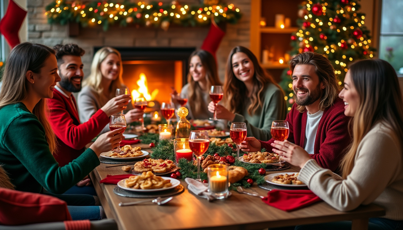découvrez des idées originales pour réussir un apéro de noël convivial et chaleureux, parfait pour partager des moments joyeux en famille ou entre amis.
