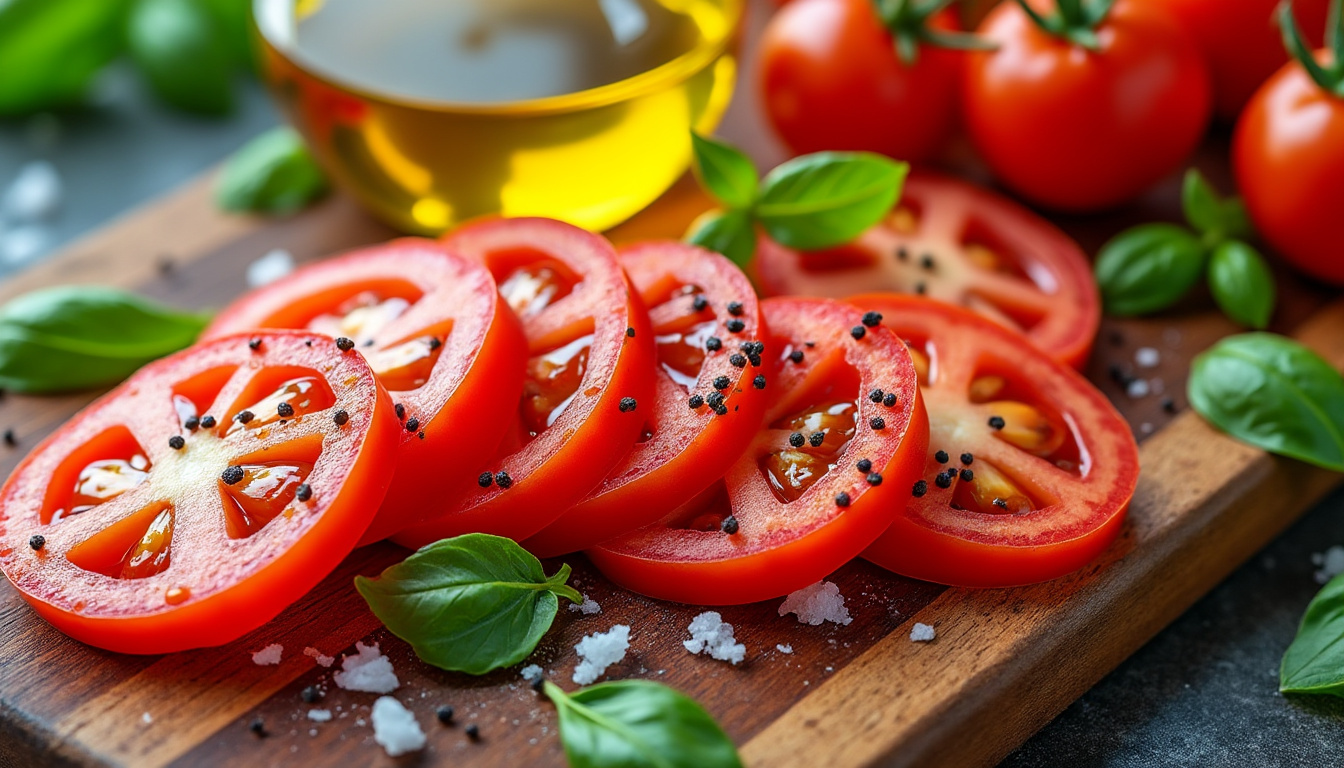 découvrez une recette simple et savoureuse mettant en valeur les tomates fraîches, idéale pour un repas gourmand et facile à préparer.